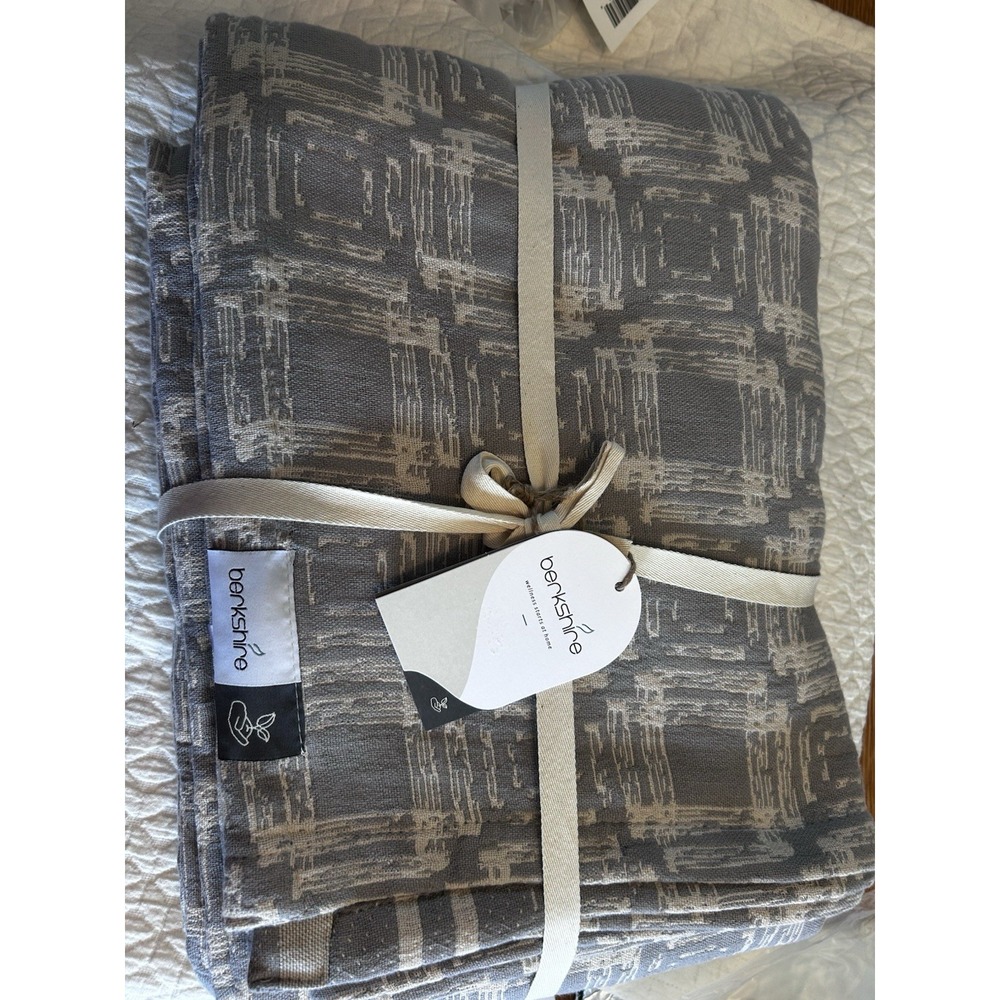 Berkshire NWT Full/Queen 100% Organic Cotton Chateau Grey Gray